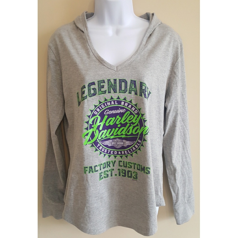 Harley-Davidson hooded Falcon Fury top